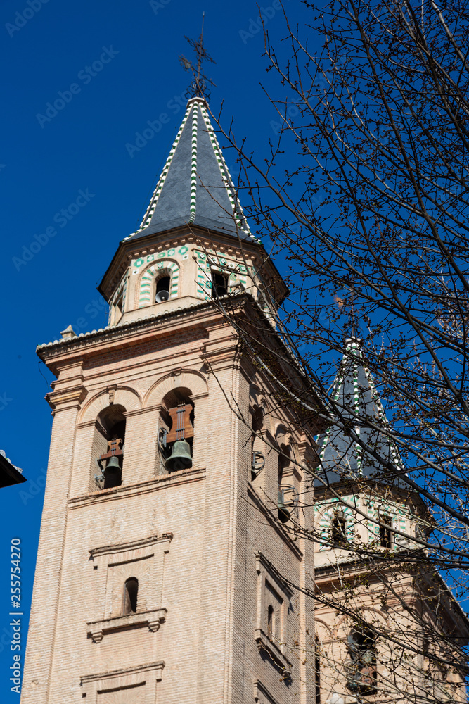 Obraz premium Stone church tower