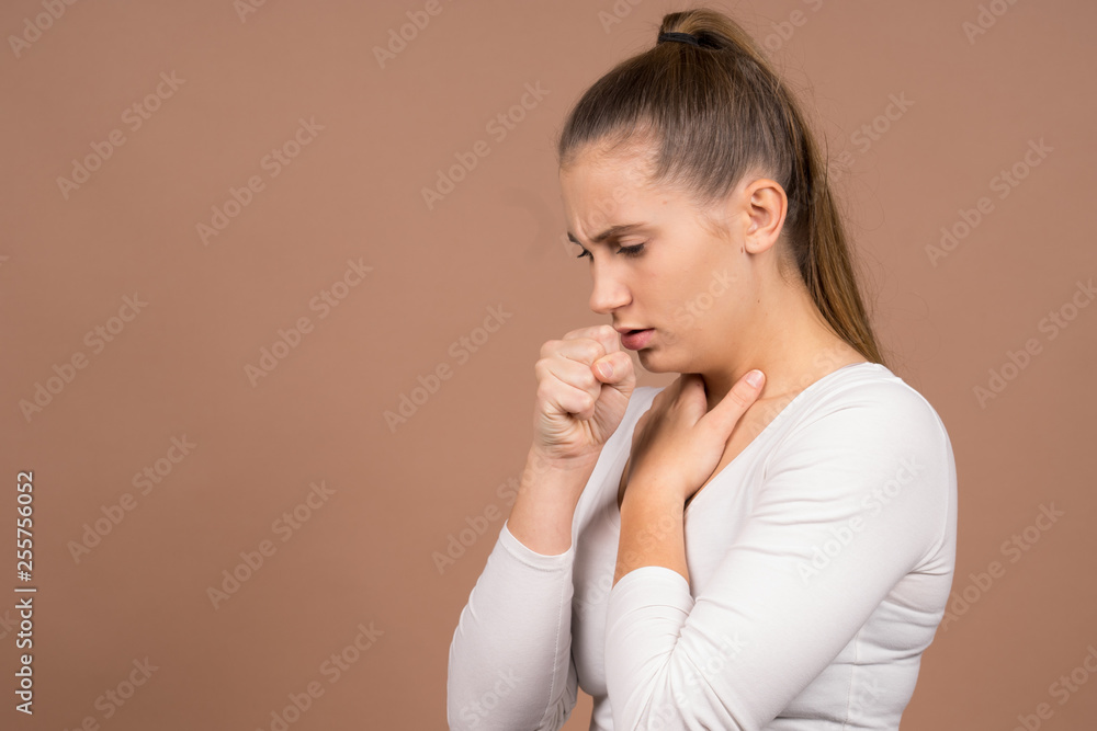 Girl with emotions sad anger mad scream Girl with emotions sad anger mad scream