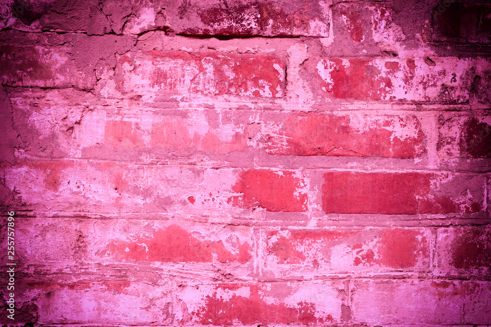 Texture, brick, wall, it can be used as a background . Brick texture with scratches and cracks Texture, brick, wall, it can be used as a background . Brick texture with scratches and cracks