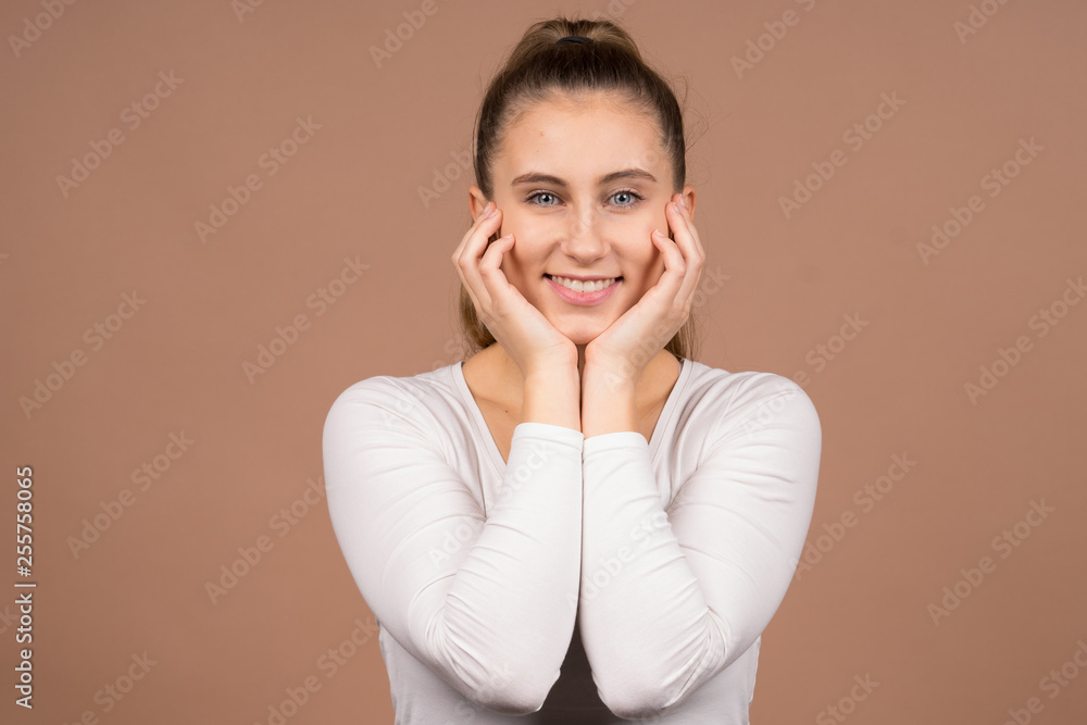 a girl is very positive a girl is very positive