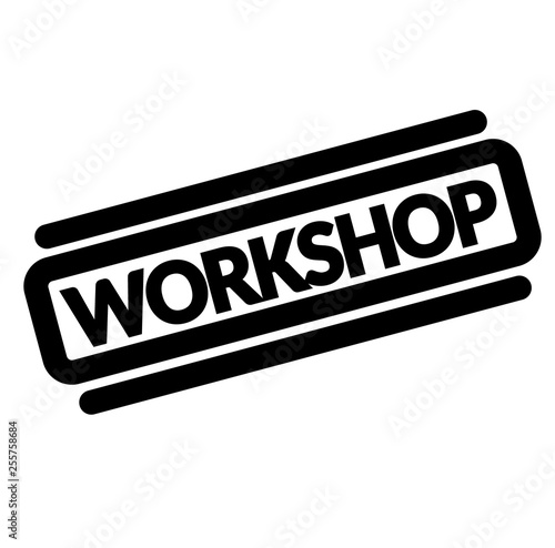 workshop black stamp