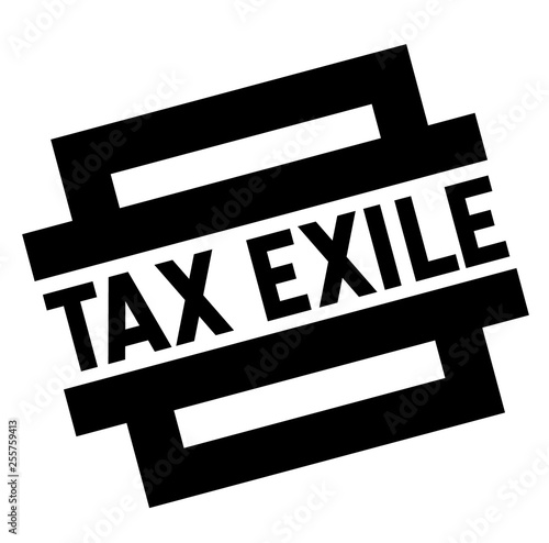 tax exile black stamp