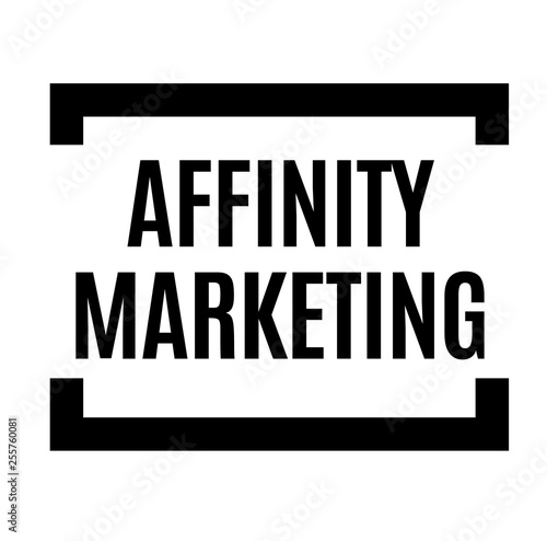 affinity marketing black stamp