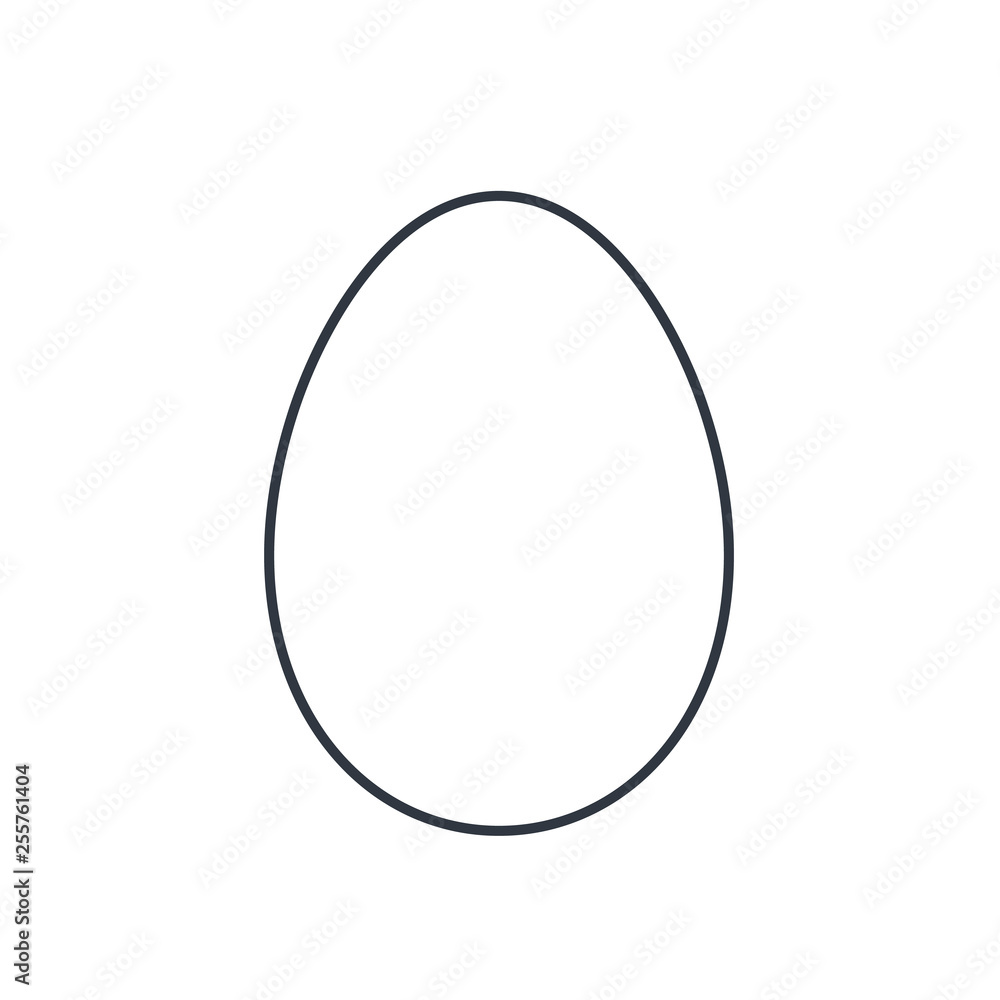 Easter egg icon. Black egg sign, isolated white background. Simple design, decoration Happy Easter. Holiday decorative element. Cute pattern ornament celebration. Spring symbol. Vector illustration Easter egg icon. Black egg sign, isolated white background. Simple design, decoration Happy Easter. Holiday decorative element. Cute pattern ornament celebration. Spring symbol. Vector illustration