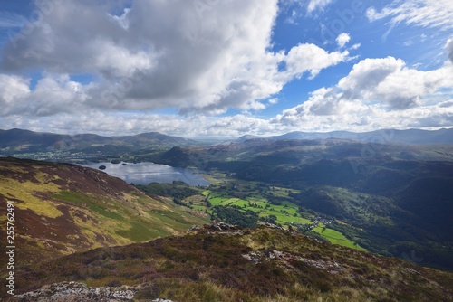 Fotografia Derwent Water and Keswick from High Spy