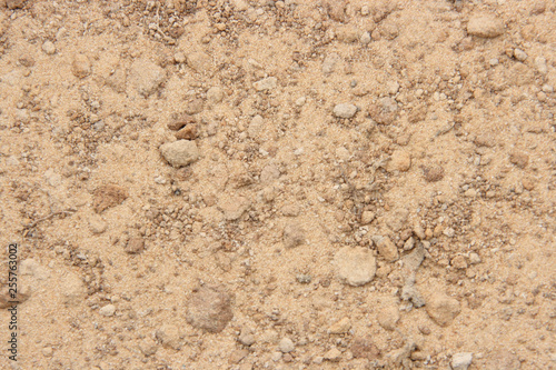 Sand and gravel as background