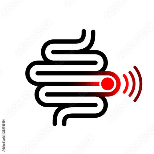 Colonoscopy vector icon