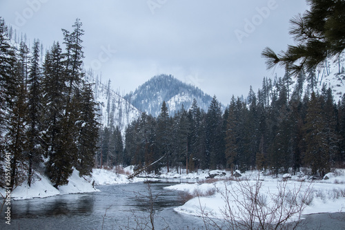 winter mountain landscape