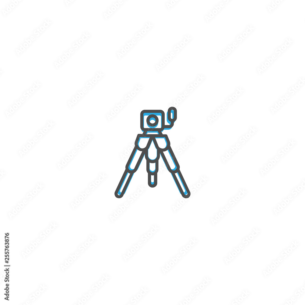 Photo Camera icon design. Photography and video icon line vector illustration Photo Camera icon design. Photography and video icon line vector illustration