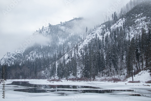 winter in the mountains