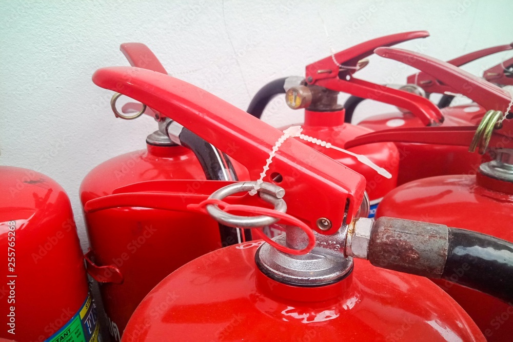 Red Fire extinguisher