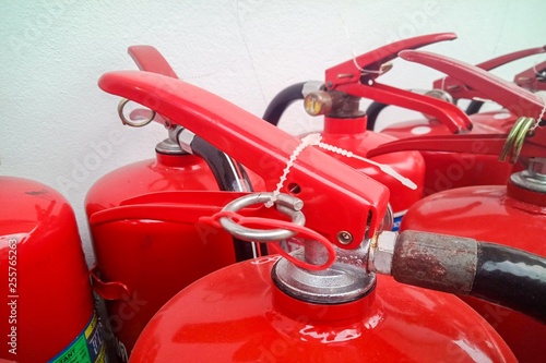 Red Fire extinguisher