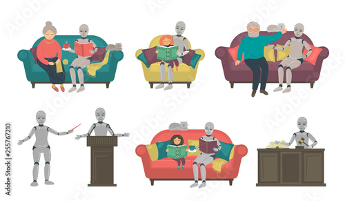 Set from speaking robots 