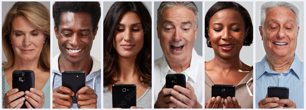 © grinny - people with smartphones and mobile cell phones © grinny - people with smartphones and mobile cell phones
