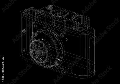 Retro Camera Architect blueprint 