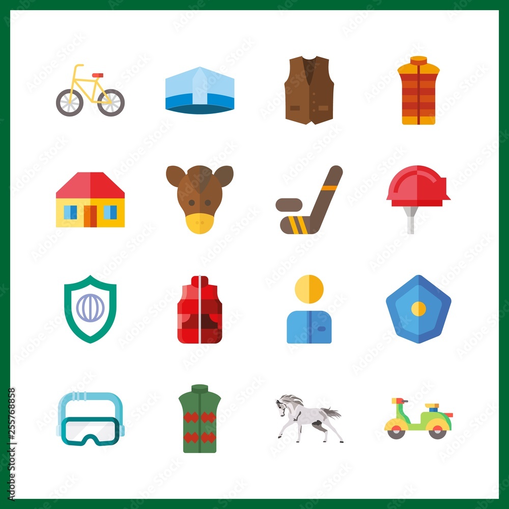 16 helmet icon. Vector illustration helmet set. roof and doctor hat icons for helmet works 16 helmet icon. Vector illustration helmet set. roof and doctor hat icons for helmet works