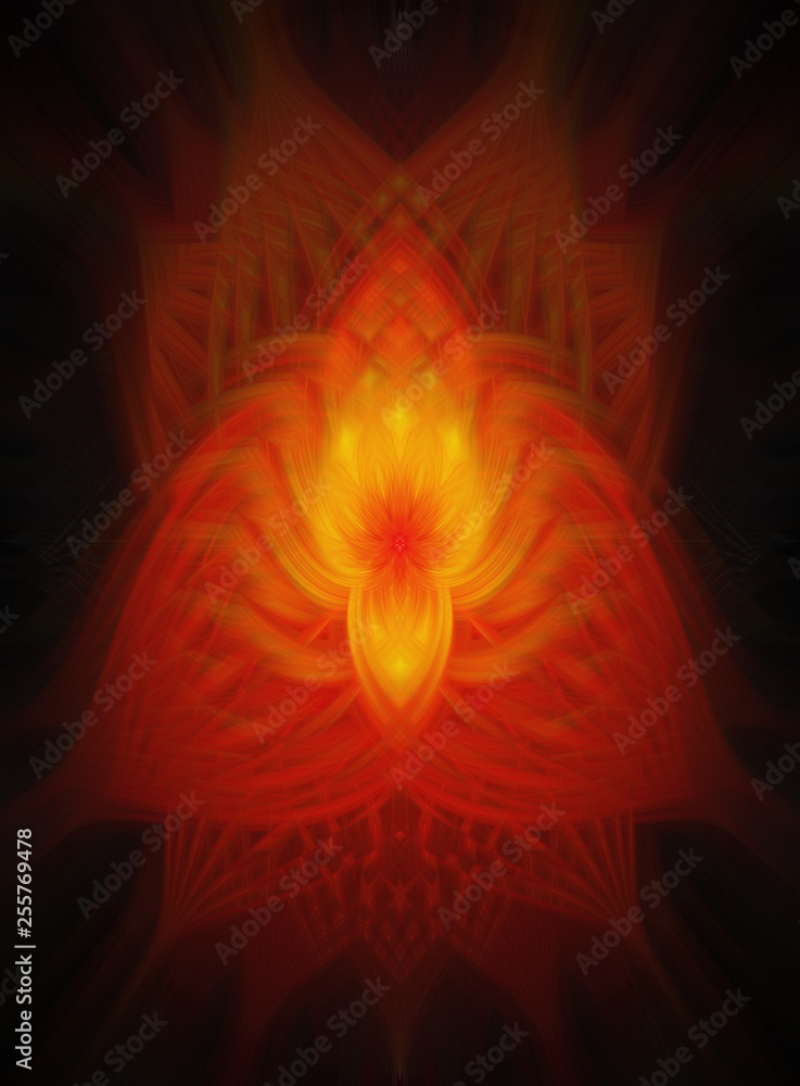 Fototapeta premium illustration made with the twirl effect for backgrounds, wallpapers and overlays - Illustration