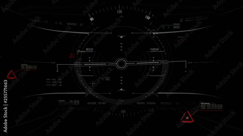 Aerial view from the fighter plane's cockpit flying over the low cloud cover mountain scape with head up display acquire targets and enemies location hidden in the dense mountain forest Aerial view from the fighter plane's cockpit flying over the low cloud cover mountain scape with head up display acquire targets and enemies location hidden in the dense mountain forest