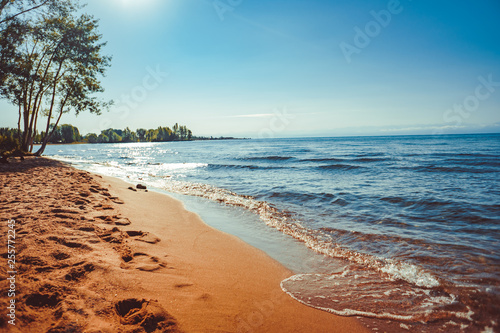 Canvas Print paradise beaches at Cancun, Caribbean coast - tropical destination for vacation