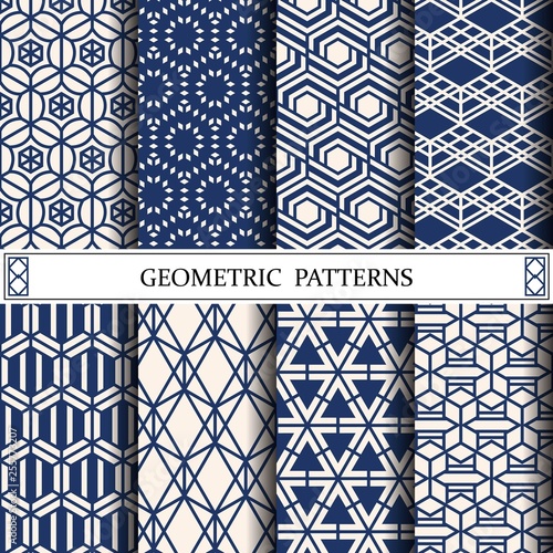 geometric vector pattern for web page background or surface textures