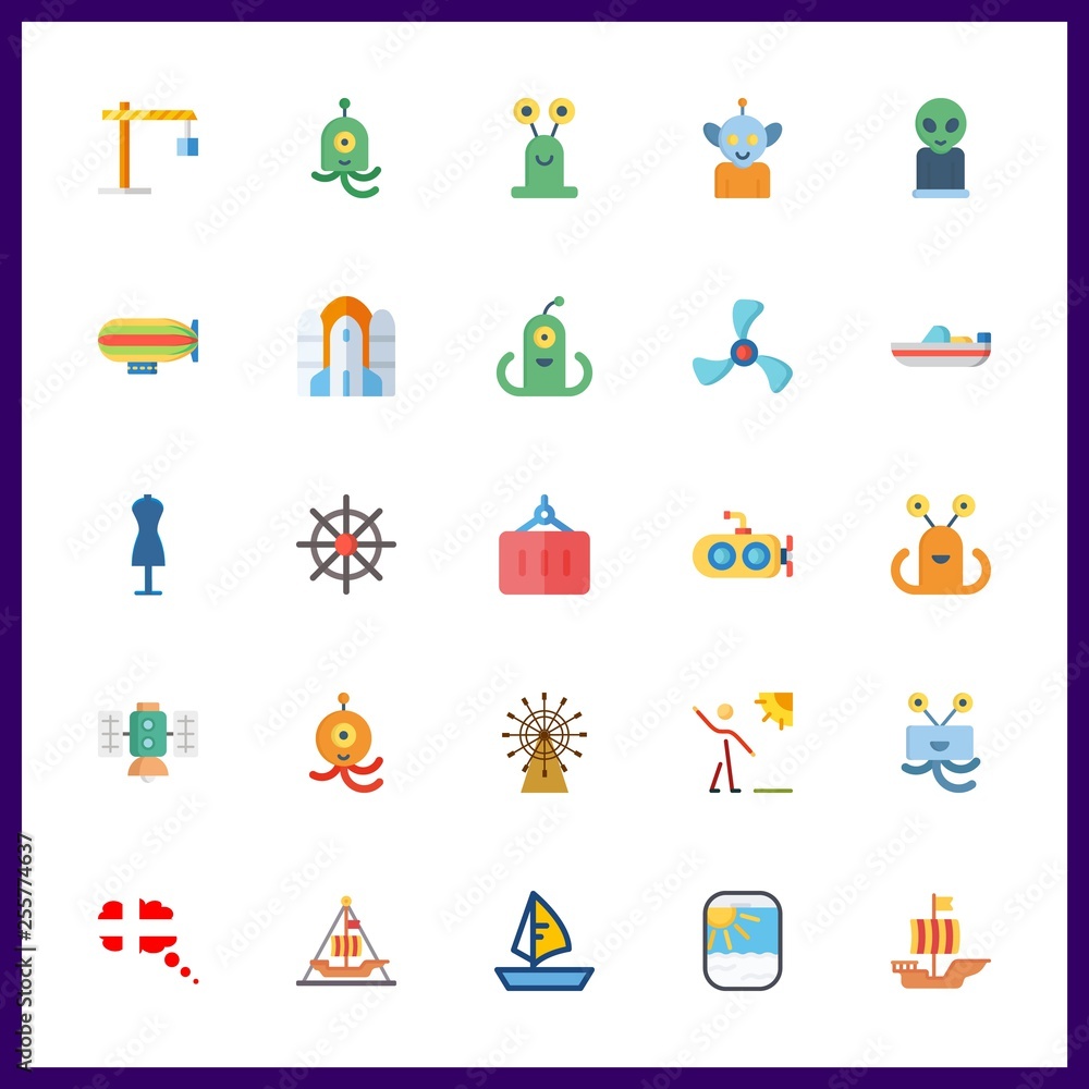 25 ship icon. Vector illustration ship set. satellite and boat rule icons for ship works 25 ship icon. Vector illustration ship set. satellite and boat rule icons for ship works