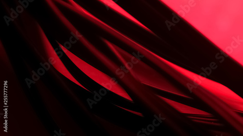 Light and soft dark-red fabric, material for fashionable silky dress, background