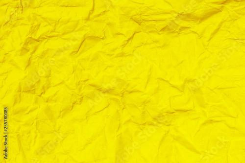 Wallpaper Mural Yellow color crumpled paper texture. Torontodigital.ca