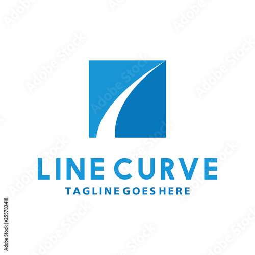 Line Logo / Curve Icon / Insurance Symbol Design Inspiration