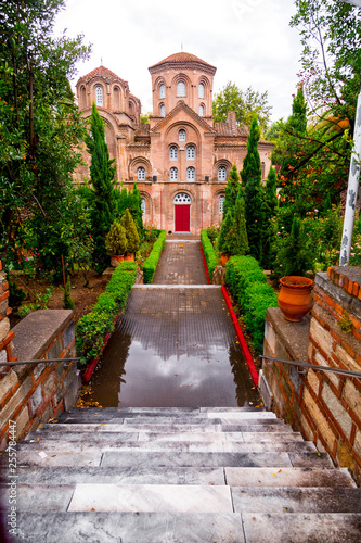 Exterior view of the Byzantince chuch of Panagia Chalkeon in Thessaloniki photo