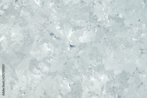 texture of white ice.