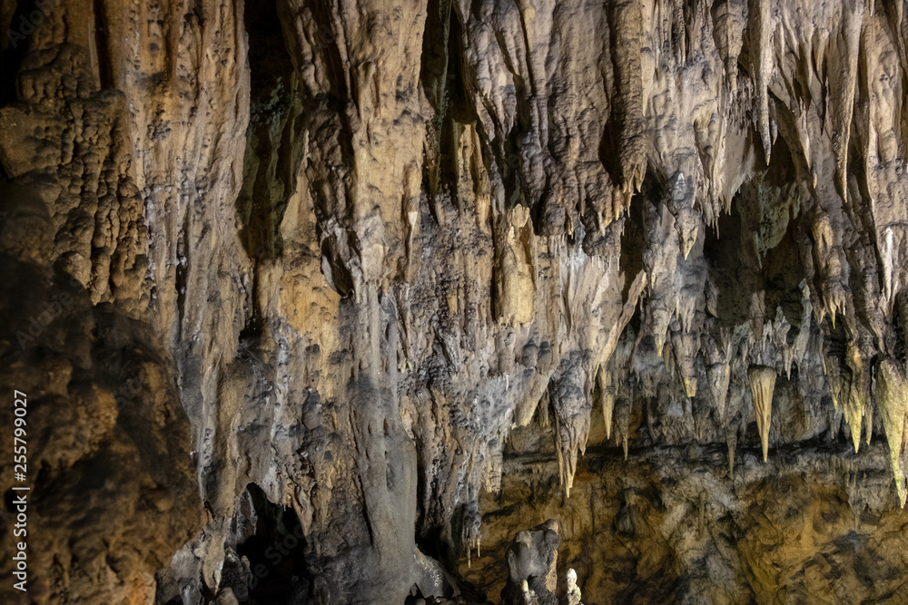 Stalactites and stalagmites at the Caves of Barac in the municipality of Rakovica, Croatia Stalactites and stalagmites at the Caves of Barac in the municipality of Rakovica, Croatia