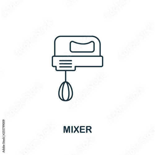 Mixer icon. Thin style design from household icons collection. Creativemixer icon for web design, apps, software, print usage