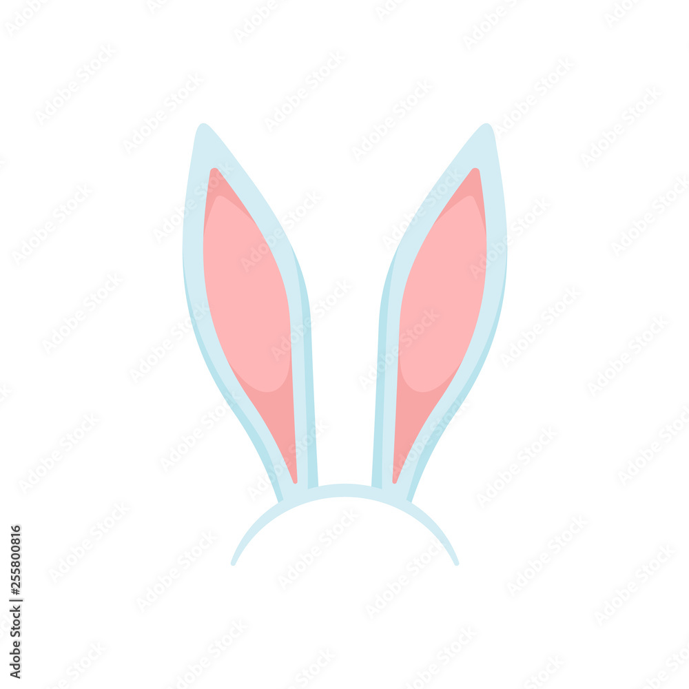 Bunny ears. Vector illustration. Isolated. Bunny ears. Vector illustration. Isolated.