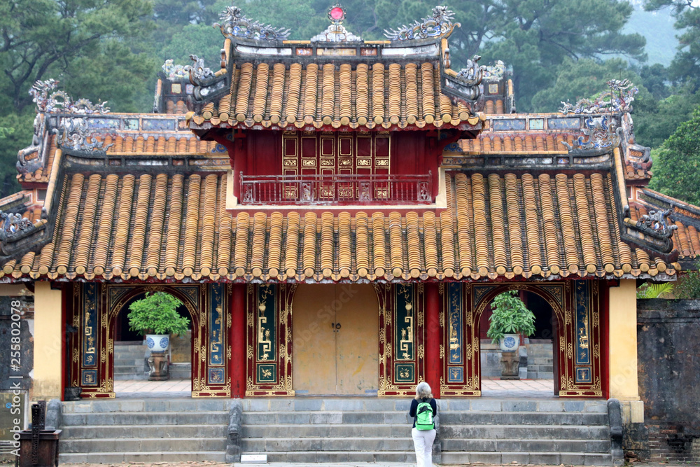 Fototapeta premium Minh Mang Royal Tomb Hue - Vietnam Asia