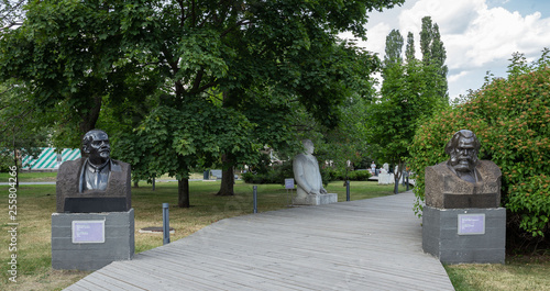 Photography Alley of heroes, Muzeon Park of Arts in Moscow