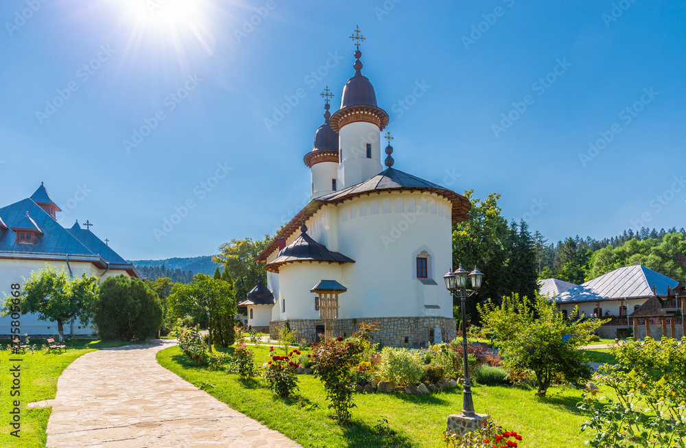 Varatec orthodox monastery, Agapia town, Moldavia, Romania