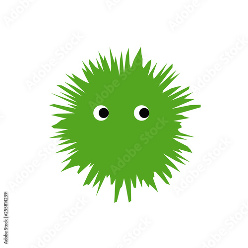 Vector cool monster. Hand drawn illustration of angry cartoon cute monster. 6