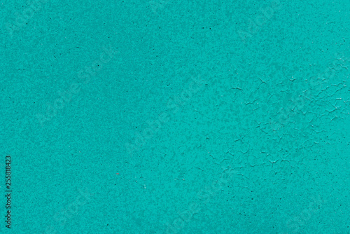 turquoise painted wall background texture