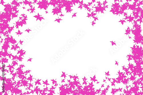 leaves artwork as background