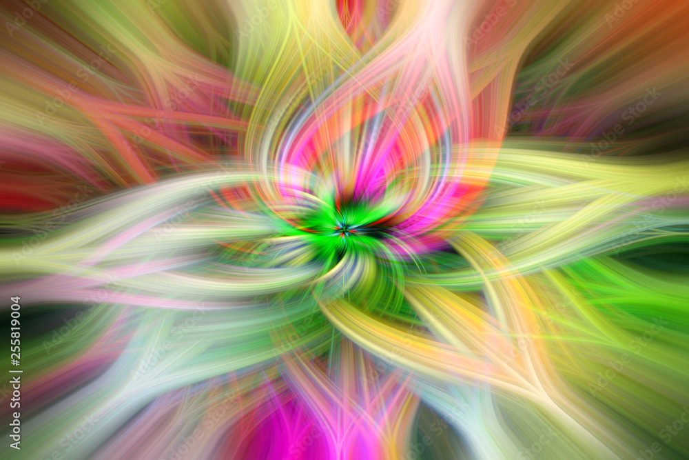 Obraz premium Purple and green abstract texture background abstract canvas pattern. Abstract purple and green flower.