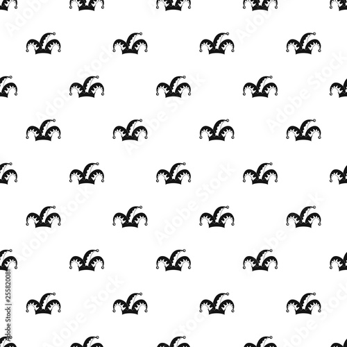 Humor jester pattern seamless vector repeat geometric for any web design