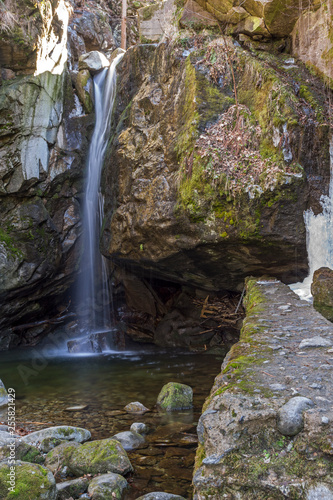 Amazing view of Kostenets waterfall, Rila Mountain, Bulgaria photo