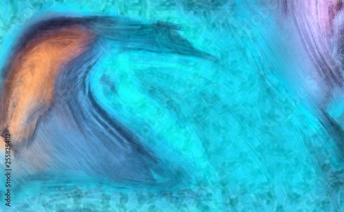Abstract watercolor. Marble high quality texture. Multicolor waves. Liquid oil paint in water. Chaotic design.