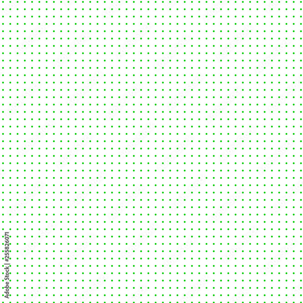 Green dots on white background Green dots on white background