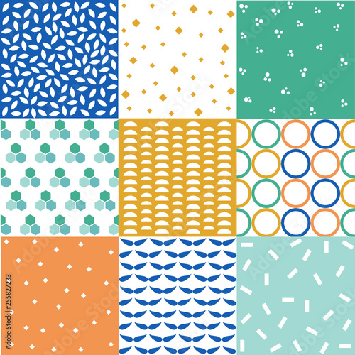seamless patterns with fabric textures