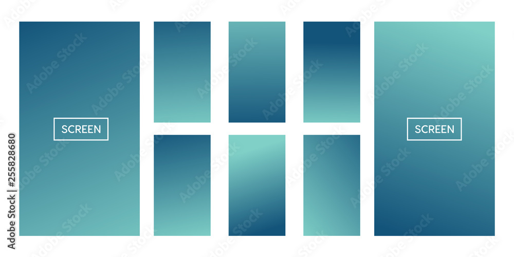 Fototapeta premium Soft color background. Modern screen vector design for mobile app. Soft color abstract gradients.