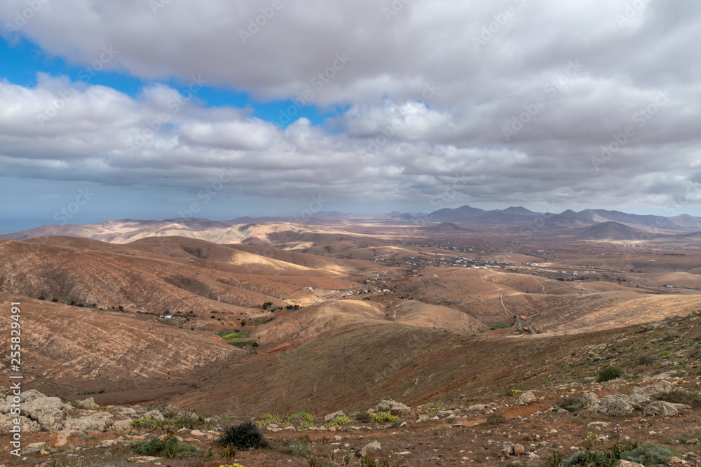 fuerteventura highland panorama view