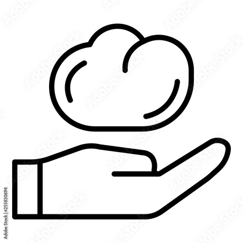 Potter clay icon. Outline potter clay vector icon for web design isolated on white background