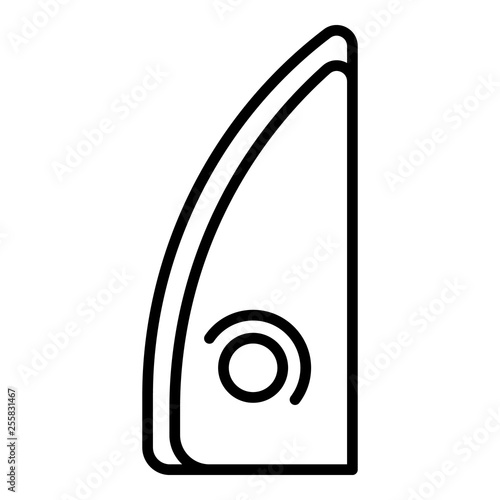 Potters rib icon. Outline potters rib vector icon for web design isolated on white background