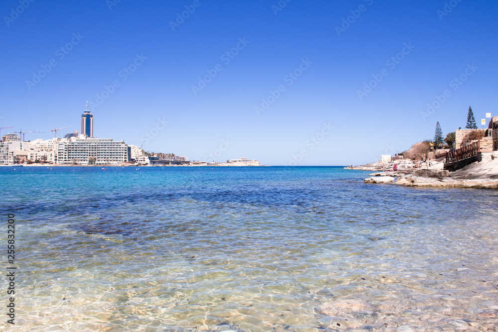 Exiles Bay in Sliema, Malta